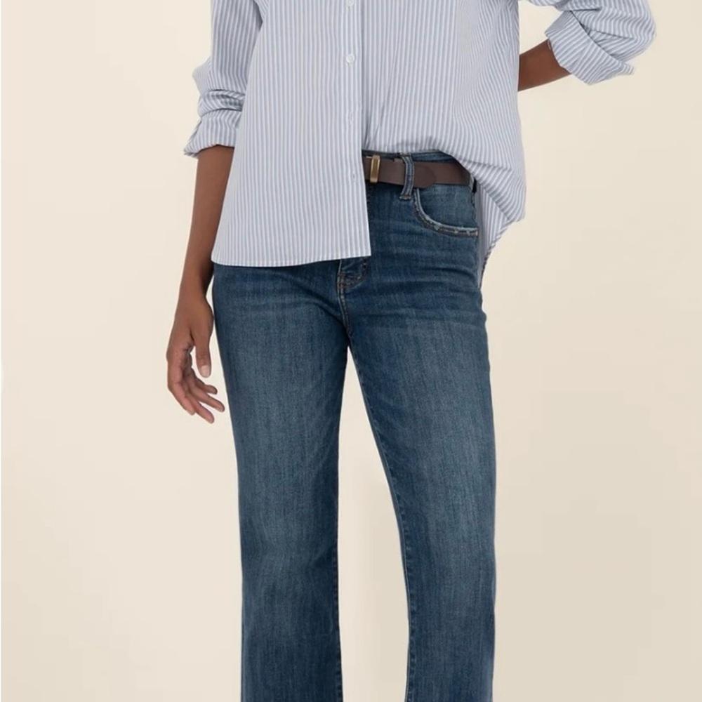 Kut from the Kloth Kelsey High Rise Ankle Flare